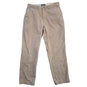 Polo Classic Chino Mens Pants Size 34x32 Beige Khaki